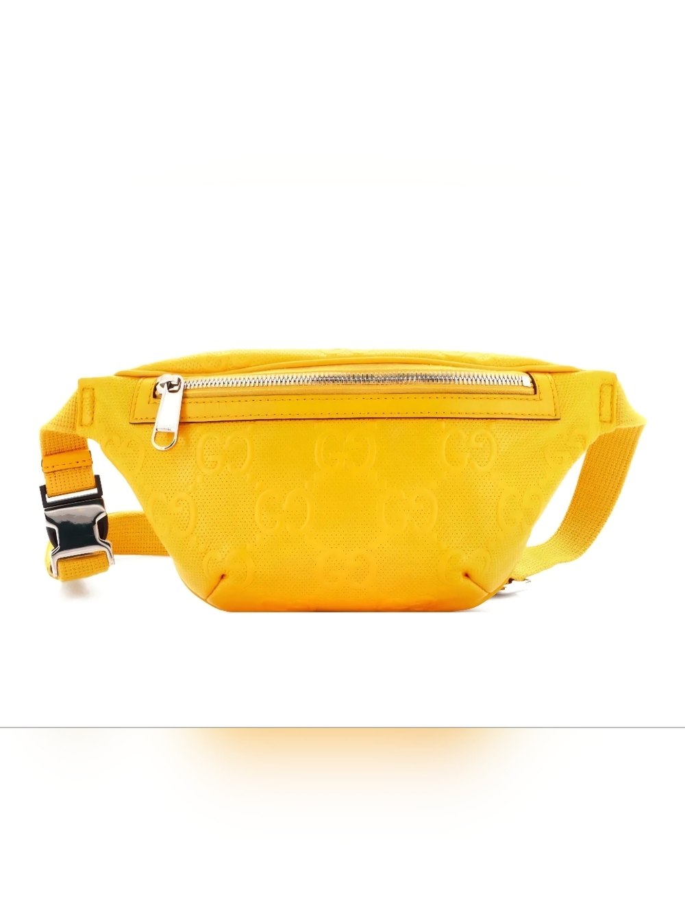 Gucci Yellow GG-Embossed Mini Belt Bag